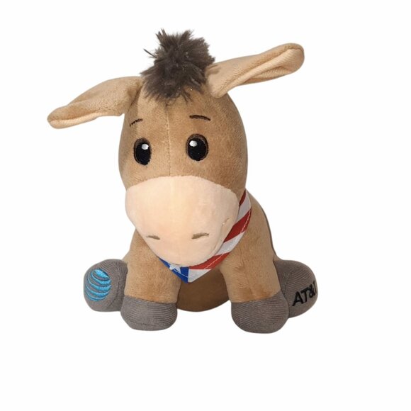 AT&T Milwaukee DNC 2020 Democratic National Convention Donkey Horse Plush Toy 9" - Picture 2 of 8